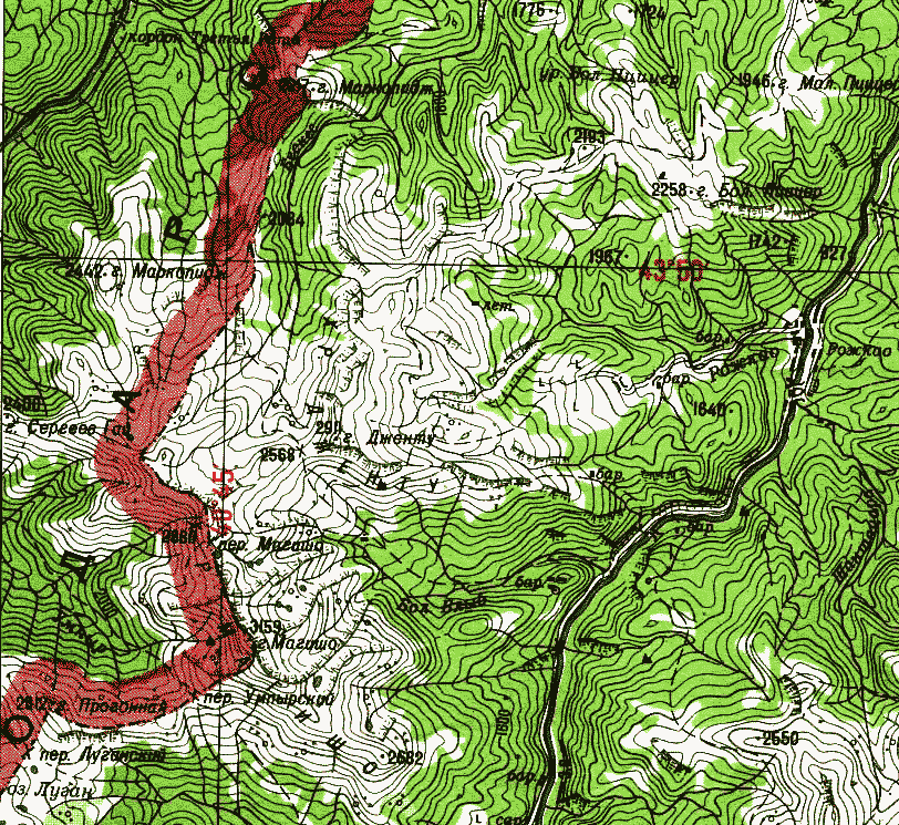 Карта Дженту 